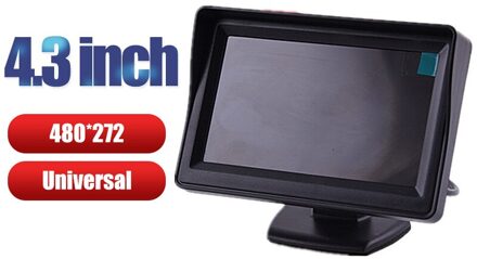 Desktop 4.3 Inch Achteruitrijcamera Auto Lcd Monitor