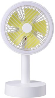 Desktop Clip Hoofd Schudden Usb Oplaadbare Low Noise Draagbare Handheld Multifunctionele Mini Fan Tafellamp Ingebouwde batterij
