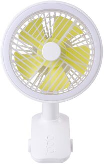 Desktop Clip Hoofd Schudden Usb Oplaadbare Low Noise Draagbare Handheld Multifunctionele Mini Fan Tafellamp Ingebouwde batterij