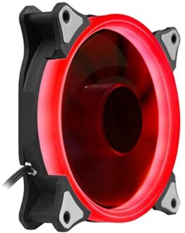 Desktop Computer Case Cooling Fan 12Cm Stille Met Light Emitting Kleurrijke Kleur Veranderende Dubbele Halo Host