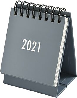 Desktop Kalender Dual Dagelijkse Schema Tafel Planner Jaarlijks Agenda Organisator Kantoor Schema Planner Mini Kalender Grijs