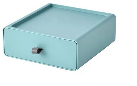 Desktop Multi-layer Opbergdoos Kantoor Lade Opbergdoos Rack Diversen Organizer Dozen Sieraden Cosmetische Case Thuis Organisator groen