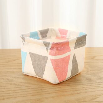 Desktop Opslag Mand Leuke Afdrukken Waterdichte Organizer Canvas Stof Speelgoed Cosmetische Sieraden Diversen Kantoor Opbergdoos
