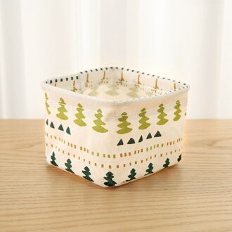Desktop Opslag Mand Leuke Afdrukken Waterdichte Organizer Canvas Stof Speelgoed Cosmetische Sieraden Diversen Kantoor Opbergdoos
