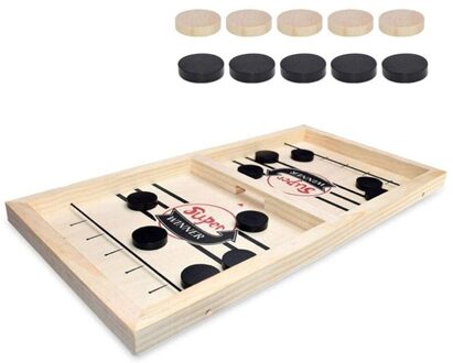 Desktop Schaken Ouder-kind Interactieve Schaken Tafel Hockey Game Snelle Sling Puck Bordspel Tafelvoetbal Speelgoed Voor Kinderen