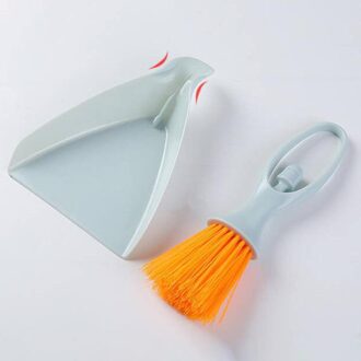 Desktop Schoonmaken Bezem Stoffer Combo Mini Handy Dust Cleaning Vegen Borstel Stoffer Voor Tafel Bureau Toetsenbord Roze