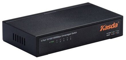 Desktop Switch Kasda KS1005 10/100/1000 Zwart