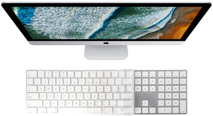 Desktop toetsenbord Cover Toetsenbord Skin Protector met Numeriek Toetsenbord voor Apple Magic Keyboard met Numeriek Toetsenbord A1843