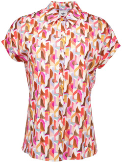 Desoto Elena blouses roze Desoto , Multicolor , Dames - L,3Xl