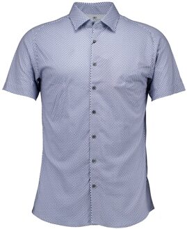 Desoto Kent korte mouw overhemden Blauw - XL