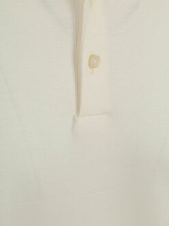 Desoto Longsleeve Poloshirt Essential Off White Off-White - L,M