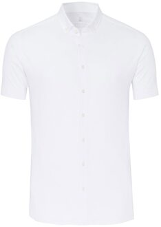 Desoto Modern bd 1/2 korte mouw overhemden Wit - XXL