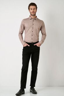 Desoto Overhemd Flanel Melange Beige - 3XL,XL,XXL