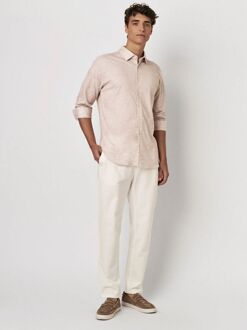 Desoto Overhemd Monochrome Beige - XXL