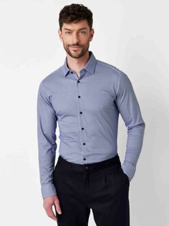 Desoto Overhemd Print Blauw - L,M,S,XL,XXL