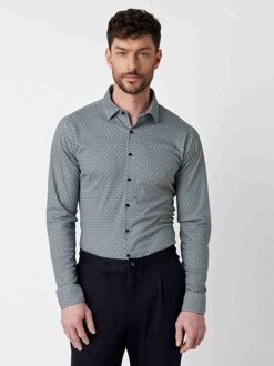 Desoto Overhemd Squares Groen Blauw - 3XL,M,S,XL,XXL