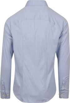 Desoto Overhemd Strijkvrij Kent Melange Lichtblauw - M,L,XL,XXL,3XL