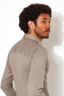 Desoto Overhemd Strijkvrij Modern Kent Lichtbruin - 3XL,L,M,S,XL,XXL