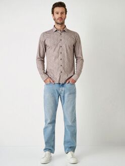 Desoto Overhemd Timeless Elegance Paisley Beige - M