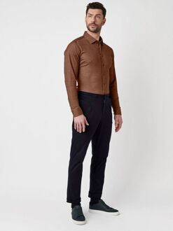 Desoto Overhemd Twill Optics Bruin - L,S,XL,XXL