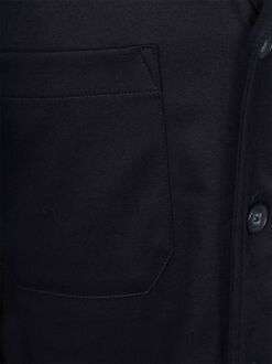 Desoto Overshirt Jersey Navy Donkerblauw - L