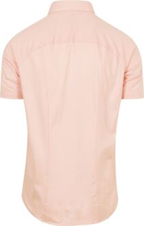 Desoto Short Sleeve Jersey Overhemd Apricot Roze - XXL