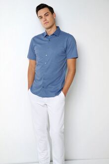 Desoto Short Sleeve Jersey Overhemd Blauw - 3XL,L,M,S,XL,XXL