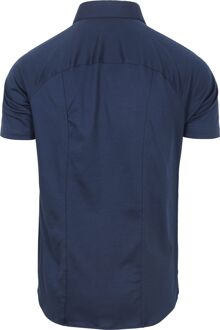 Desoto Short Sleeve Jersey Overhemd Navy Donkerblauw