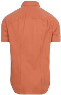 Desoto Short Sleeve Jersey Overhemd Peach Oranje