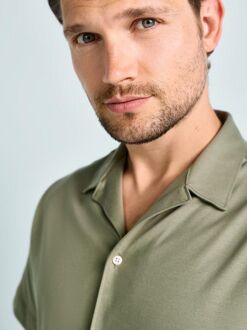 Desoto Short Sleeve Overhemd Festival Groen Donkerblauw - 3XL,L,M,S,XL,XXL