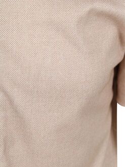 Desoto Short Sleeve Oxford Optics Overhemd Beige - 3XL,L,M,S,XL,XXL