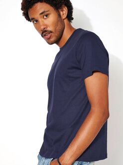 Desoto T-Shirt Solid Navy Donkerblauw - 3XL,L,M,S,XL,XXL