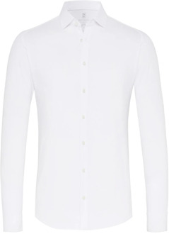 Desoto Witte Overhemdjurk - Slim Fit Desoto , White , Heren - 2Xl,L,M,3Xl