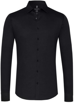 Desoto Zwart Business Overhemd Jurk Slim Fit Desoto , Black , Heren - 2Xl,Xl,L,M,S