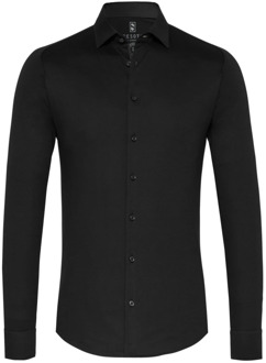 Desoto Zwarte Kent Overhemd Lange Mouwen Desoto , Black , Heren - 2Xl,Xl,L,M,S,3Xl