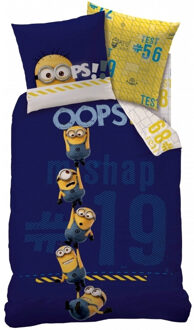 Despicable Me dekbedovertrek Minions 140 x 200 cm Blauw
