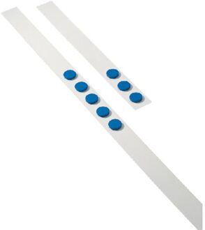 Desq Wandlijst Desq 100cm met 5 blauwe magneten 32mm