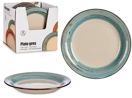 Dessert 3D Blauw Steengoed (19X2,5X19 Cm)