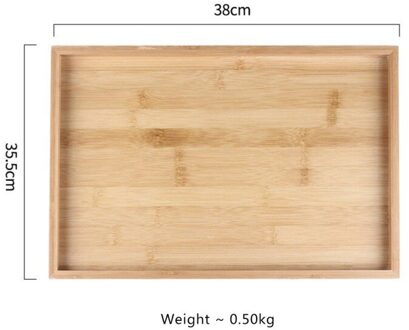 Dessert Brood Platen Rechthoek Bamboe Fruit Lade Taart Schotel Cup Mat Lade Japanse Stijl Diner Plaat Keuken Servies