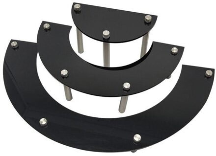 Dessert Display Stand Wedding Cake Stand Cupcake Display Rack Dessert Serveren Plattercake Snack Houder Rack Banket Levert zwart