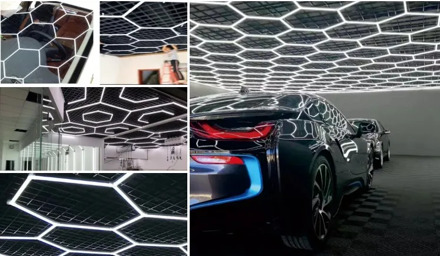 Detailing Lighting Customized for Individually Designed Garage Lamp Washroom Auto Shop