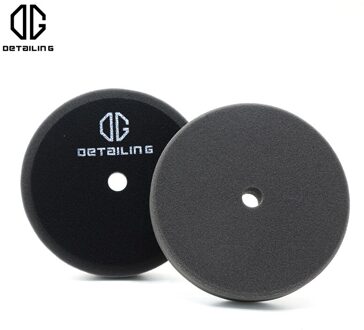 Detaillering Geïmporteerd Spons Pad Buffing 5Inch Convex Black Foam Finishing Pad Voor Auto Polijsten