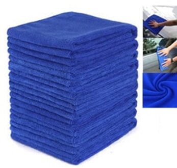 Detaillering Microfiber Thuis Kit Spoelen Set Handdoeken Wassen Absorberende Blauw Doek