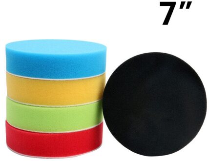 Detaillering Polijsten Pads Waxen Platte Schuim Kit Ronde Set Spons 5 Stuks Gereedschap