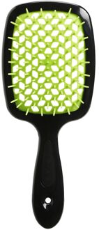 Detangling Borstel Hoofdhuid Massage Haar Kam Detangling Borstel Voor Krullend Haar Borstel Ontklitter Haarborstel Vrouwen Mannen Salon Styling groen