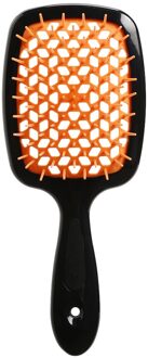 Detangling Borstel Hoofdhuid Massage Haar Kam Detangling Borstel Voor Krullend Haar Borstel Ontklitter Haarborstel Vrouwen Mannen Salon Styling oranje