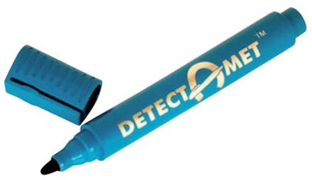 DETECTAMET Viltstift detectie detectamet whiteboard rond Blauw