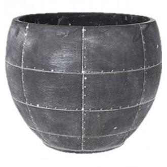 Detroit earth pot 24x24x19 cm Grey bloempot binnen