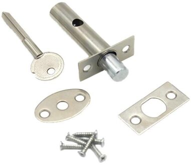 Deur Bouten Lock Beveiliging Bolt Deurklink Onzichtbare Slot Sleutel Tool Spare Lock Hardware Sterke Gesp Thuis Brand Deur Bouten iro J9Y5
