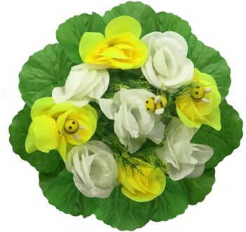 Deur Decoratie Hanger Bee Krans Onafhankelijkheid Dag Bee Festival Party Deur Decor Bee Guirlande Deur Accessoires Plastic Creatieve